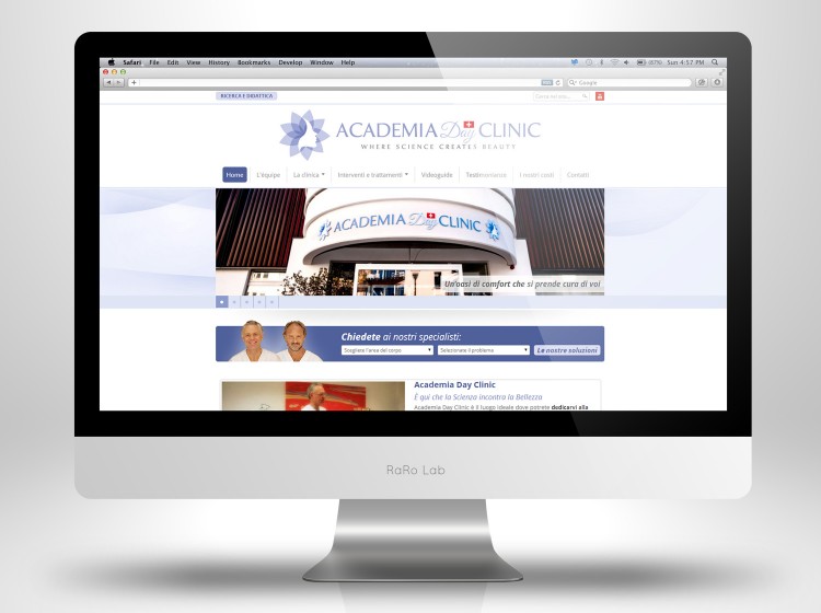 Academia Day Clinic Home Page