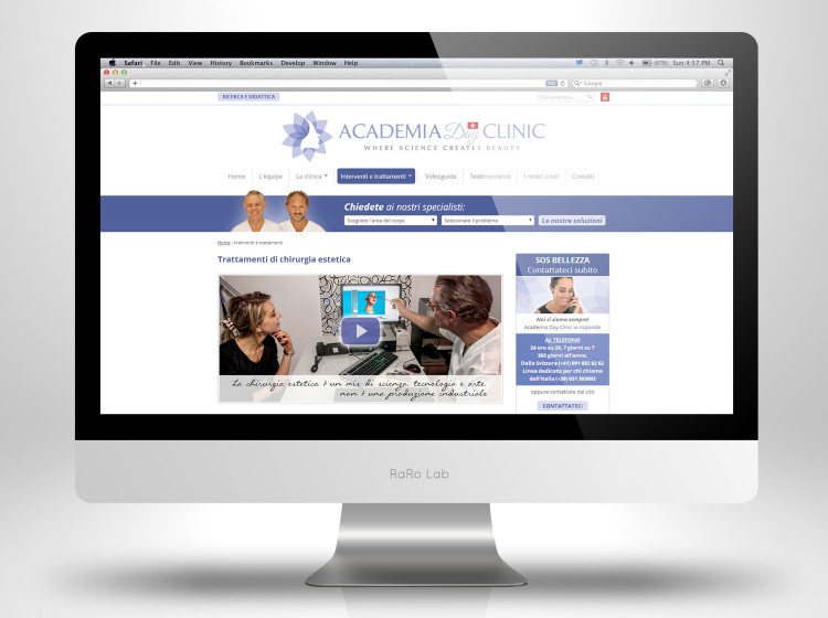 Academia Day Clinic - Pagina interna