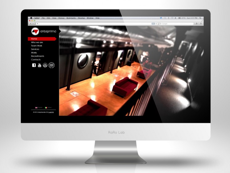 AnteprimaVideo Home page desktop