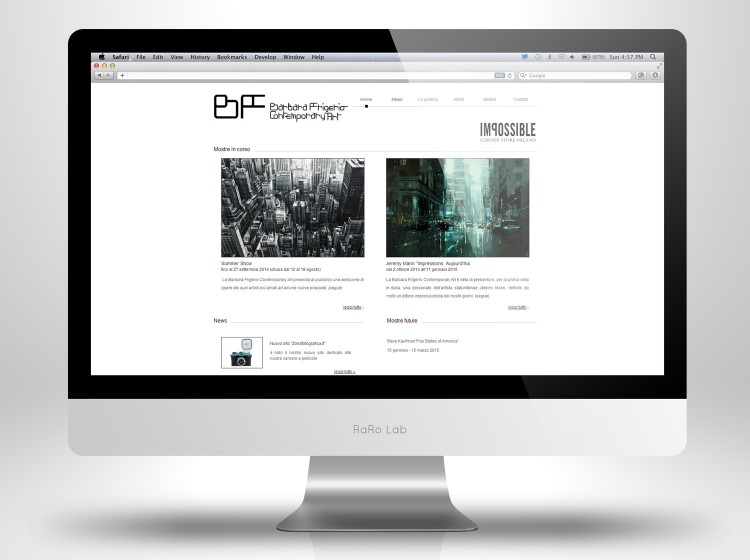 Barbara Frigerio Gallery Home page