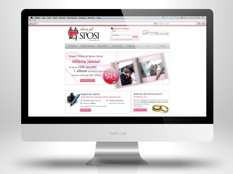 Clicca gli Sposi Home page