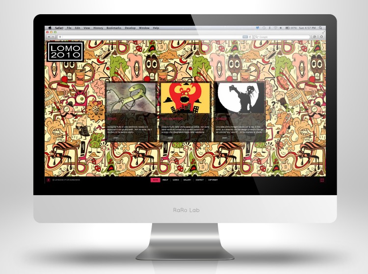 sito web fumettista LOMO2010