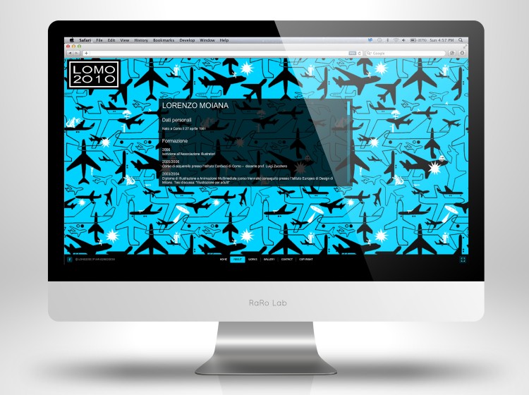 sito web fumettista LOMO2010