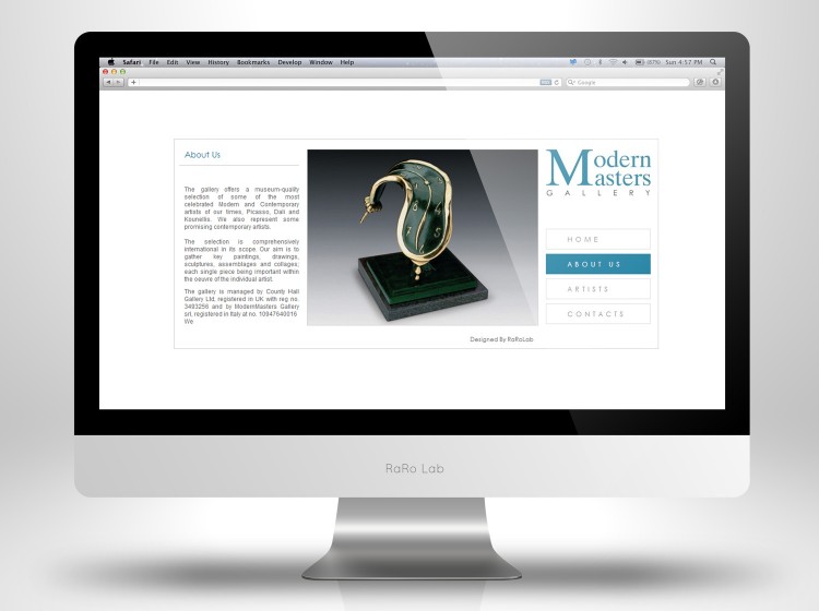 sito web Modern Masters