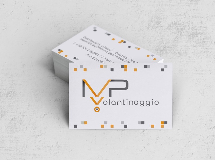 grafica e stampa biglietti da visita MP Volantinaggio