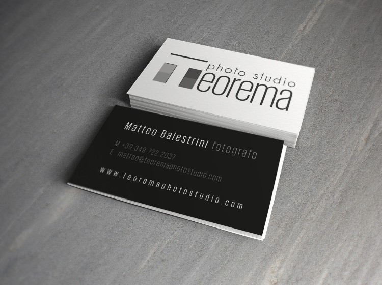 grafica e stampa biglietti da visita teorema