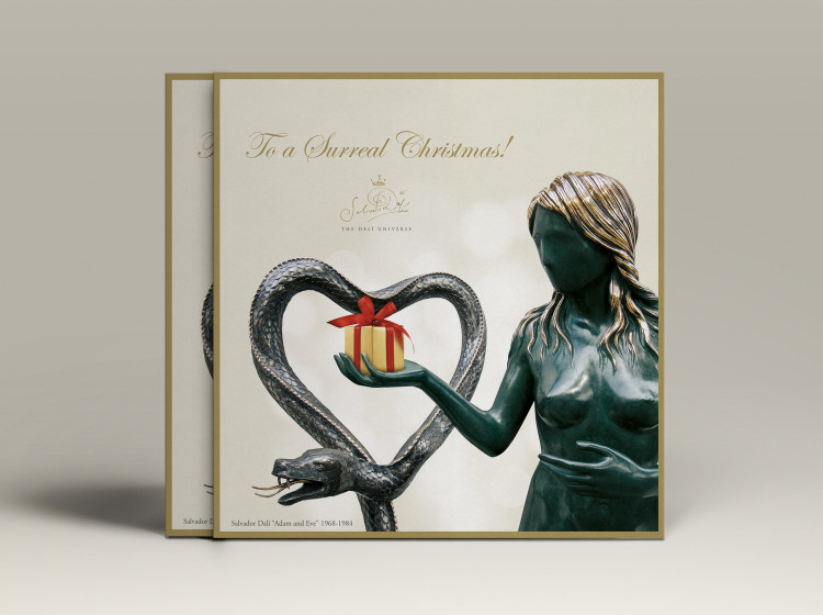 cartoline di Natale personalizzate opere di Dali